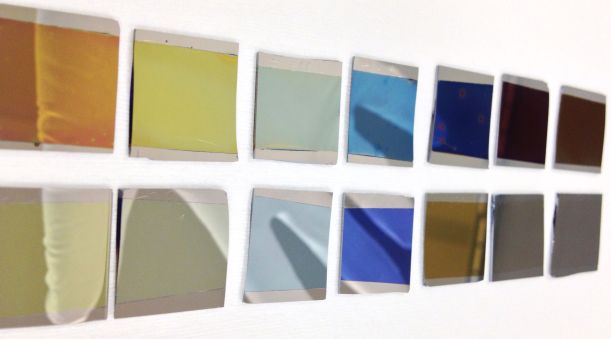 Coloured thin films